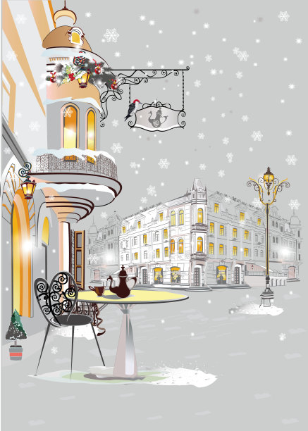 伦敦皇家酒店,灯笼,圣诞装饰物