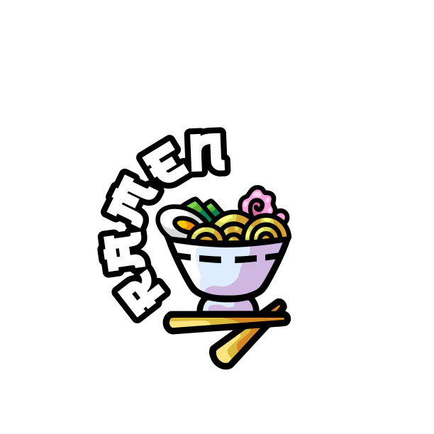 中餐吉祥物logo