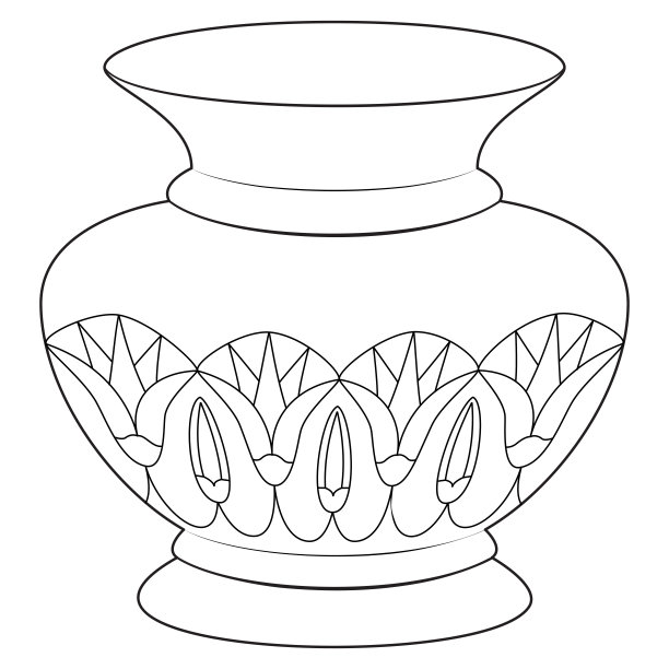 玫瑰陶瓷罐子