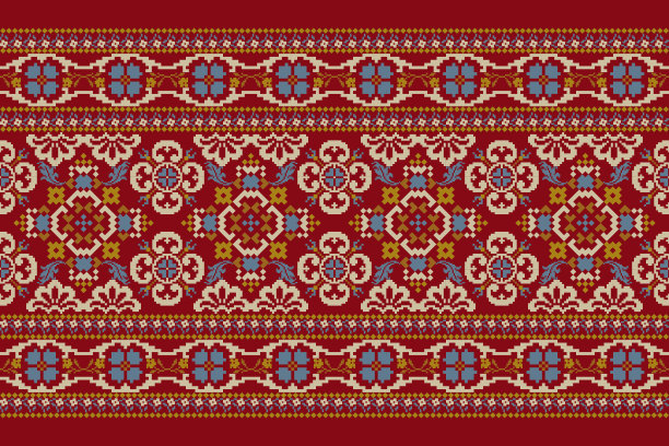 北欧印花地毯