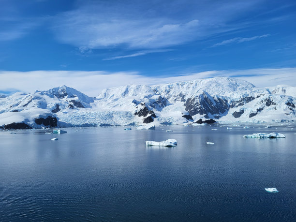 南极冰川图片
