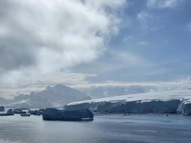南极冰川图片