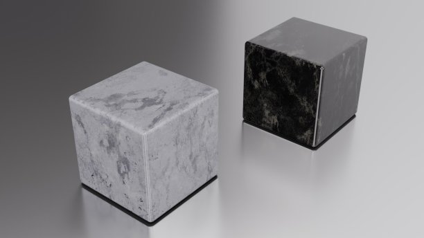 三维大理石几何柱体底座素材组合