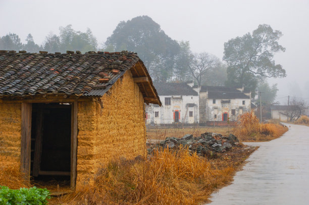 绿色中国风景名胜艺术