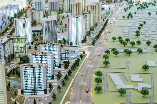 高档住宅区模型