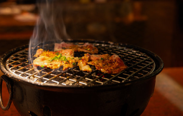 日式烧肉韩式烤肉肥牛美食