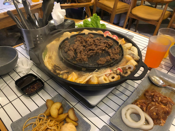 韩餐辣牛肉