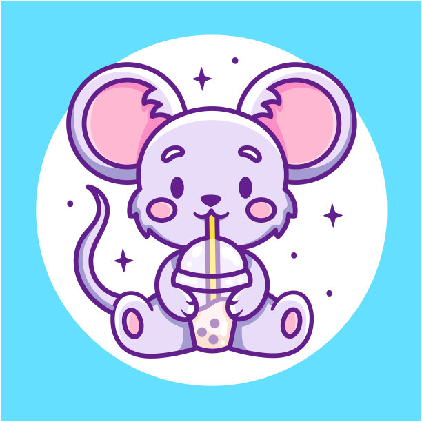 老鼠卡通老鼠吉祥物logo