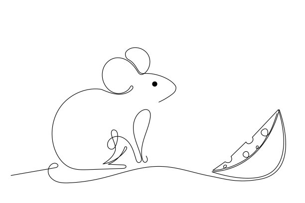 老鼠吉祥物logo