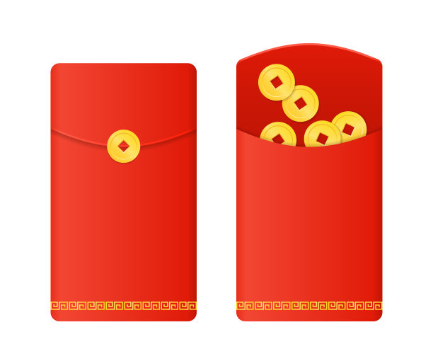 3d立体元素 礼盒红包