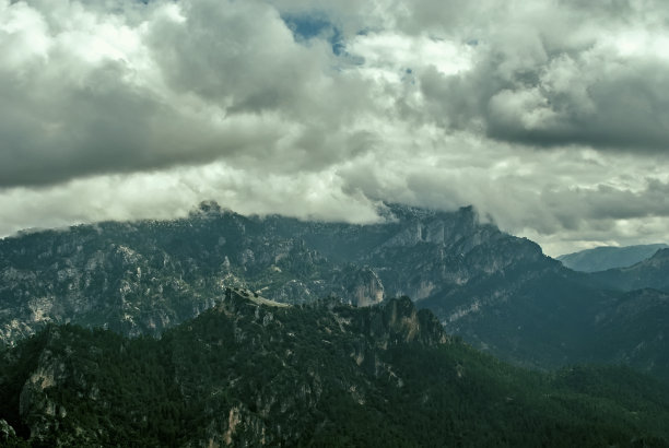 水库,高山,小溪