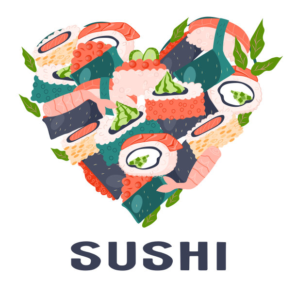 日式风格食品插画海报