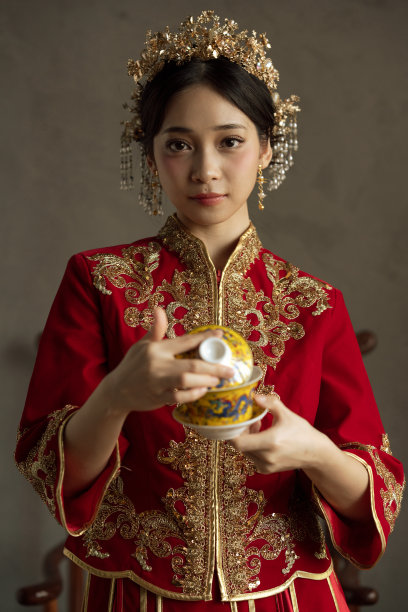 中式婚礼,中国风婚礼,红金婚礼