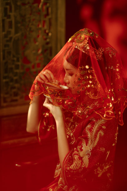 中国风红色中式婚礼设计