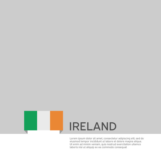 爱尔兰旅游宣传插画
