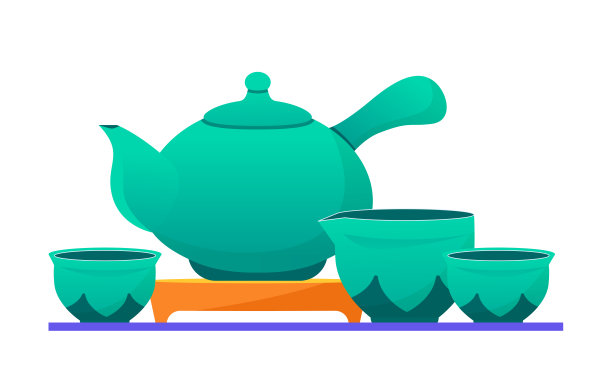 花茶,瓷器,茶
