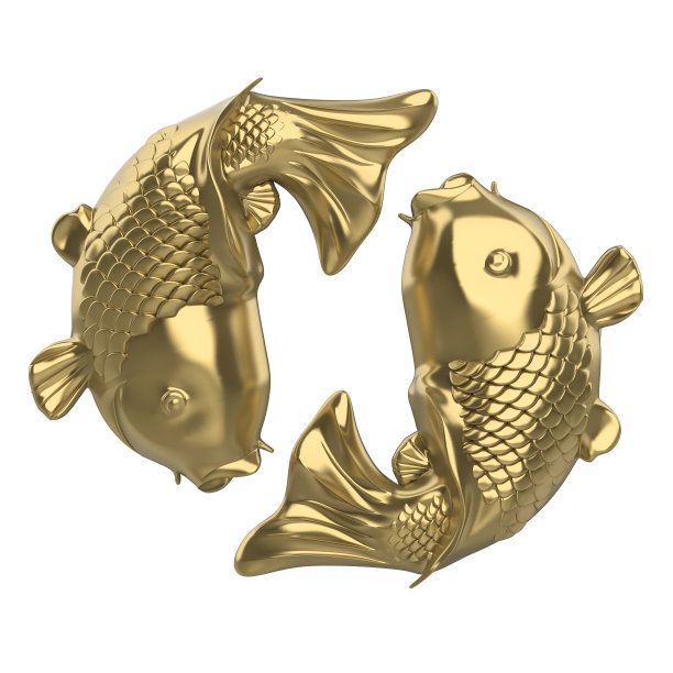 锦鲤鱼模型