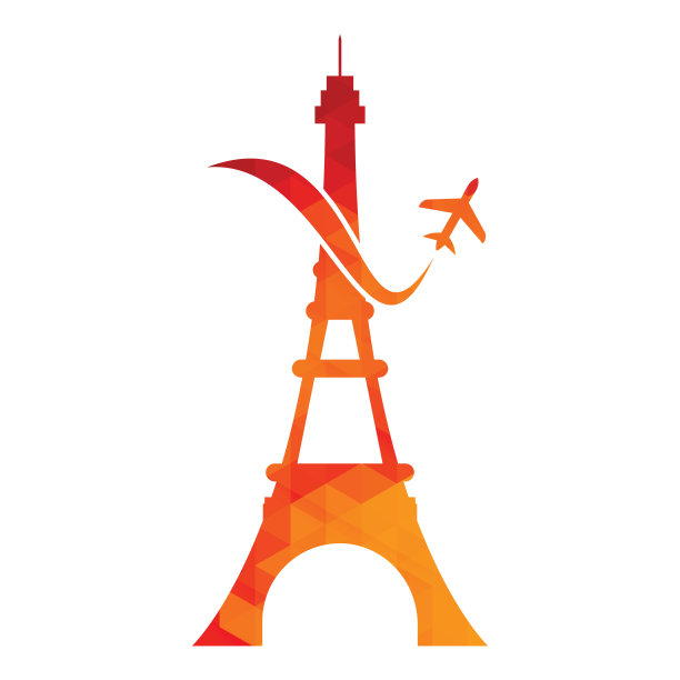 法国矢量旅游海报设计