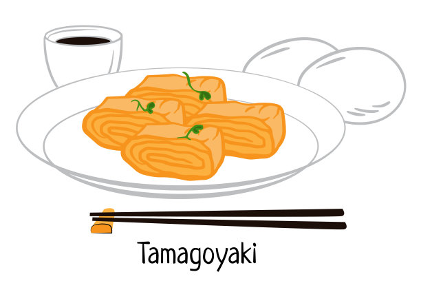 日式风格食品插画海报