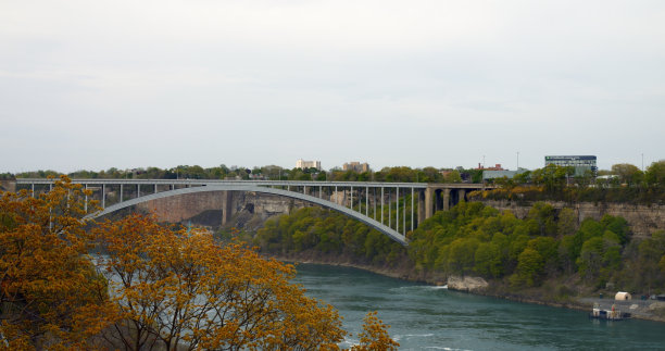 桥,著名自然景观,亚美利加瀑布城