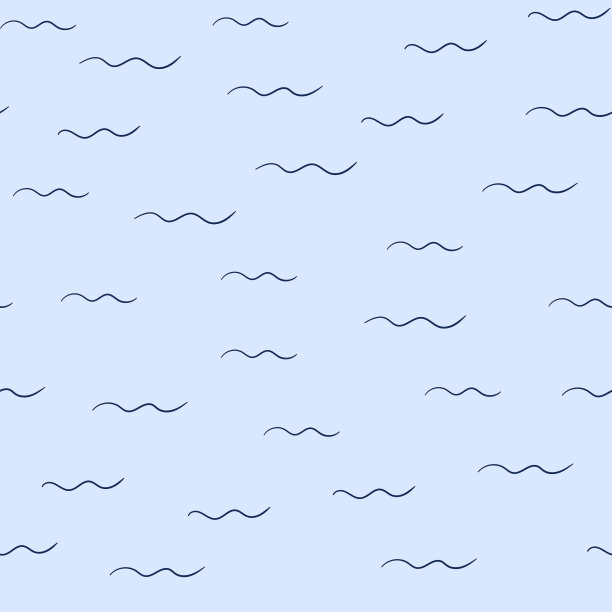 矢量动物鲸鱼线条