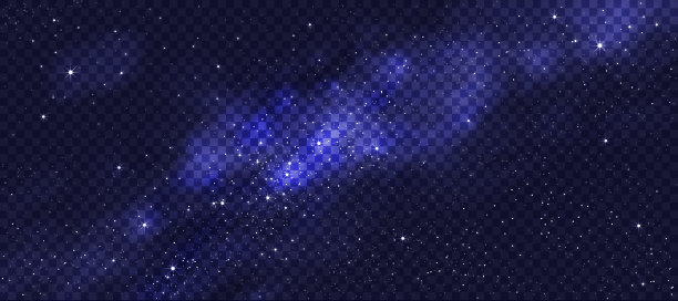 银河星云矢量素材