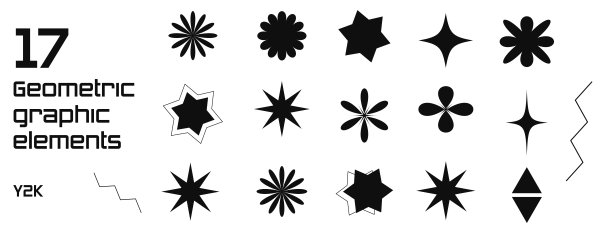 花朵星形logo标志设计