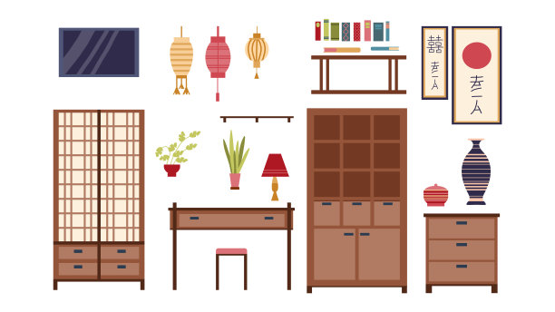 中式书房家具