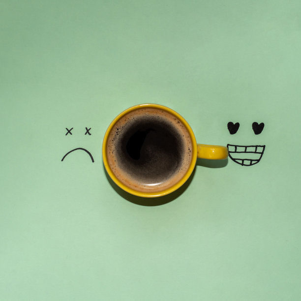 咖啡豆创意咖啡图片
