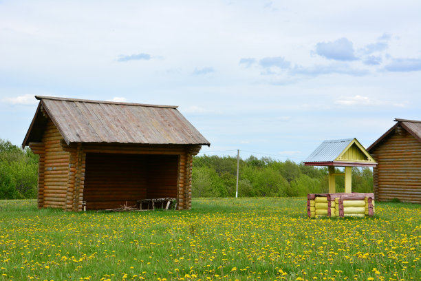 森林欧式小木屋