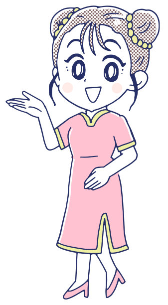 旗袍简笔画