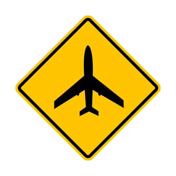 航空飞行路线插图设计
