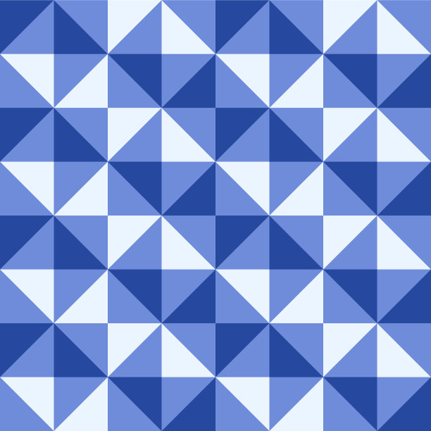 三角形菱形地毯图案