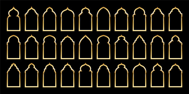 标语,背景,斋月