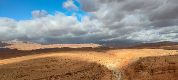 撒哈拉沙漠,山谷,山脊