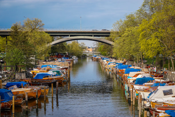 斯德哥尔摩运河风景