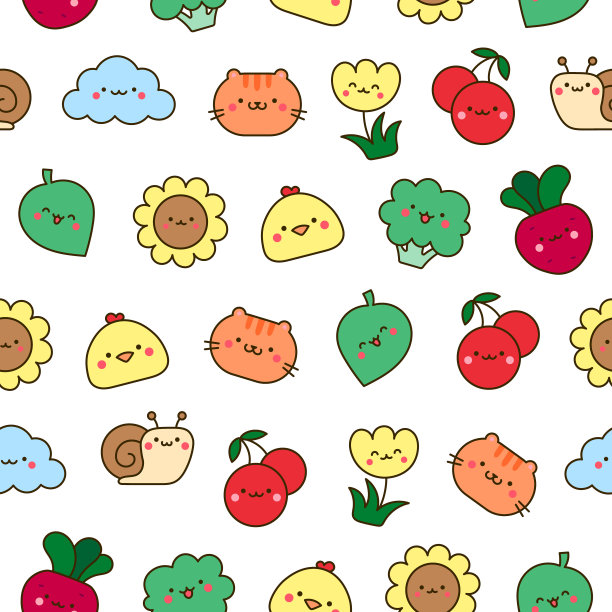 蔬菜水果卡通表情