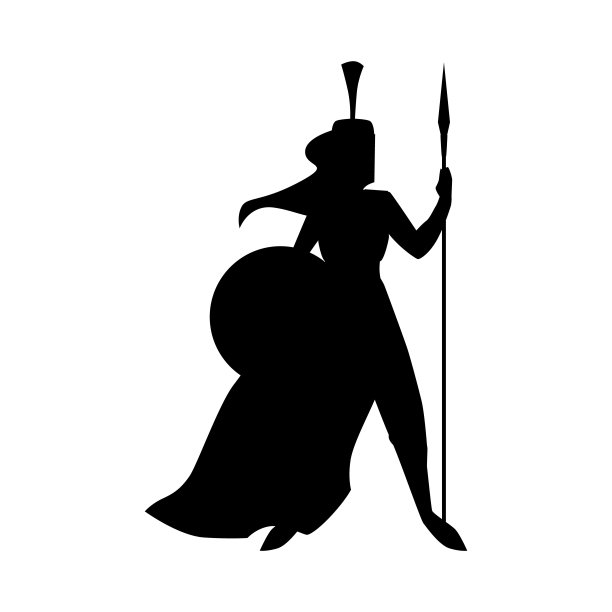 盾牌logo罗马柱设计