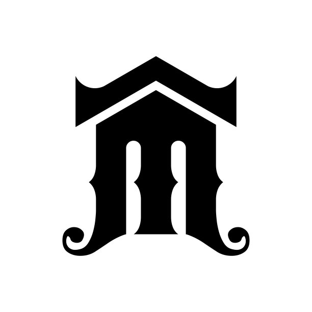 m酒店字母logo