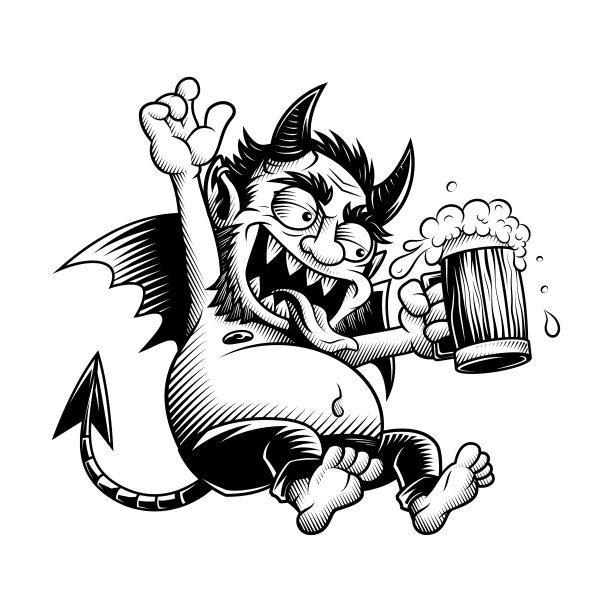 啤酒吉祥物logo