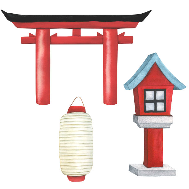 春节红灯笼造型