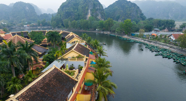 海景湖景度假文旅户外背景