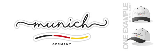 德文字logo