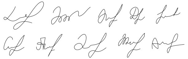 签名,手写,墨水