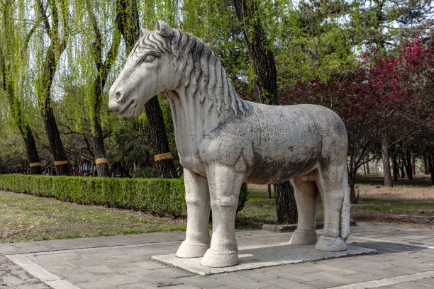 绿色中国风景名胜艺术