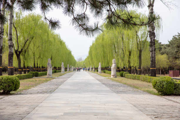 绿色中国风景名胜艺术