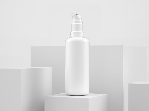 透明塑料瓶效果图样机