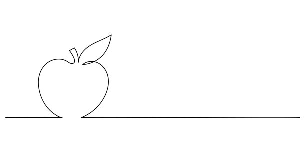 条纹苹果图片