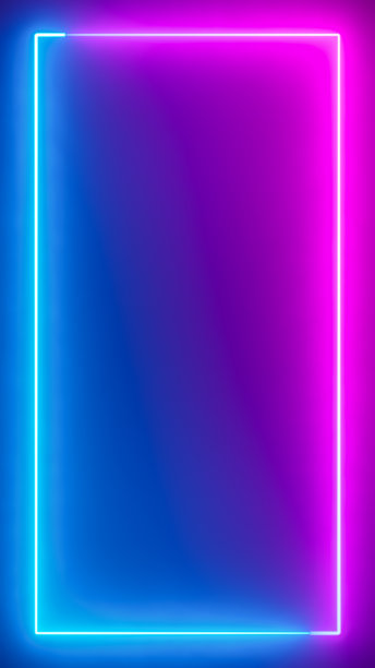 霓虹灯led灯动态主视觉抽象