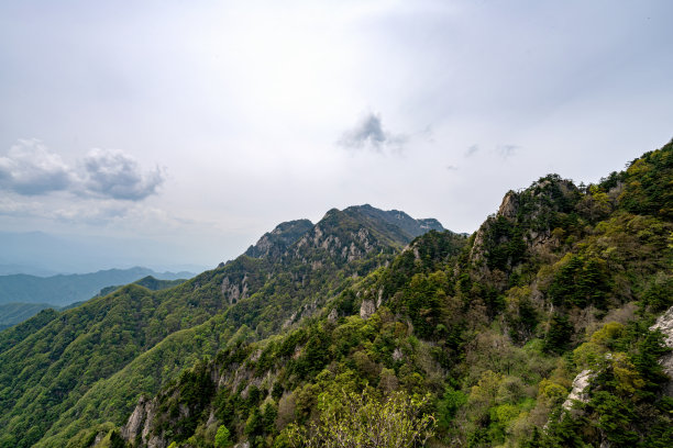 华山风光山崖